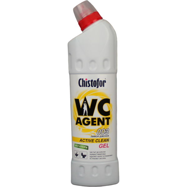 Chistofor WC Agent 003 Active Clean 0.75л Универсальное кислотное средство для поверхностей.