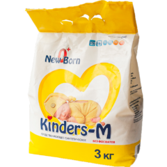 СМС порошкообразное универсальное Kinders-M New Born 3 кг; 21004