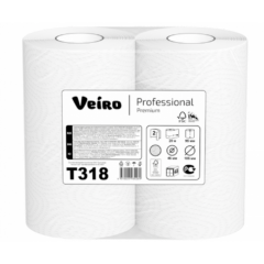 Туалетная бумага Veiro Professional 2сл бел.15м,4рур/12пач