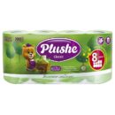 Туалетная бумага Plushe Classic"Зеленое яблоко" 8рул.18м.2сл. 8 в упак