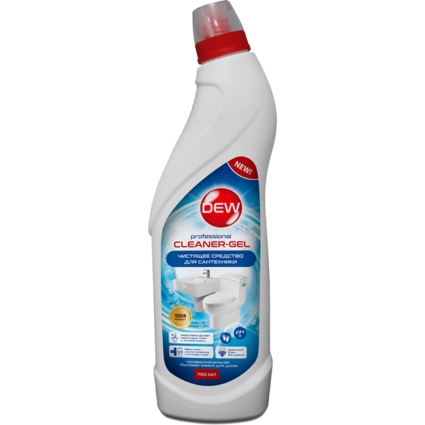 Чистящее средство DEW Cleaner-gel Professional для сан. узлов 0,75л утенок