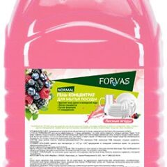 Forvas: Гель-концентрат для мытья посуды "Лесные ягоды" Normal 5л ПЭТ