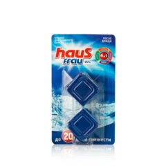 Haus Frau: Чистящий кубик для унитазов  "После дождя" 2х40 г (2 шт)